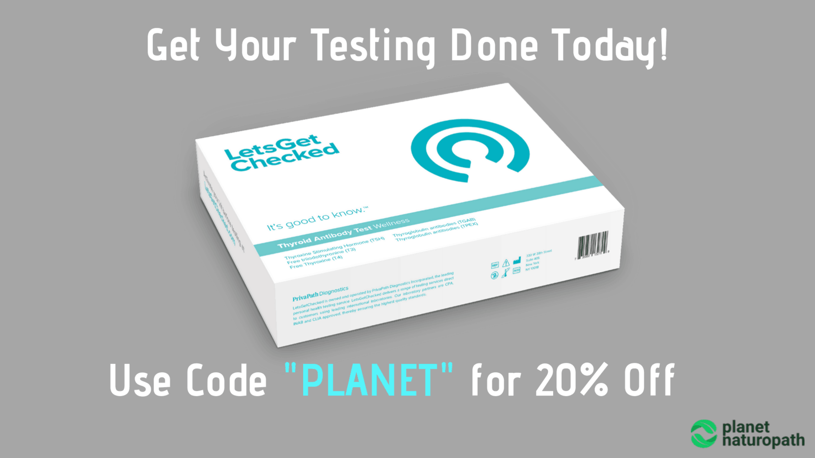 image of letsgetchecked blood testing kit