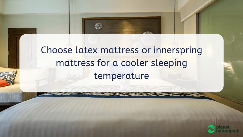 How to Reduce Hot Flashes and Sleep Better 11 Сhoose-latex-mattress-or-innerspring-mattress