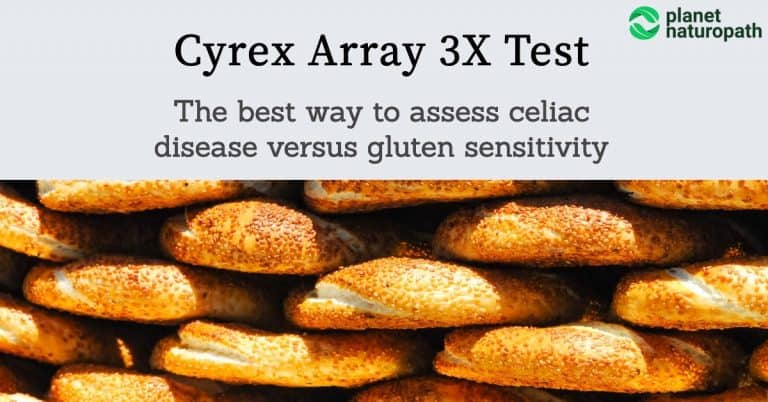 Cyrex array 3x test to assess celiac or gluten sensitivity
