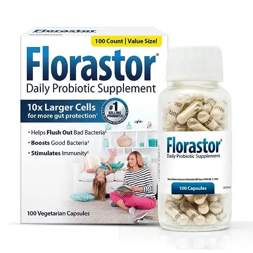 Florastor Probiotics for Digestive & Immune Health