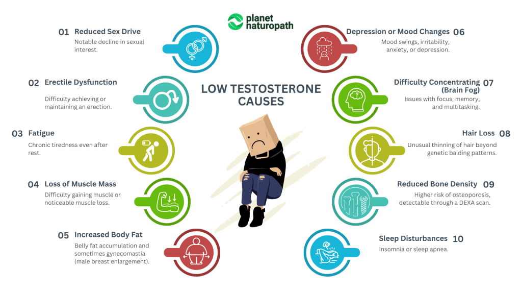 Low Testosterone Causes Chart